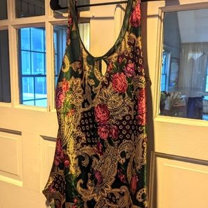 Silk Vintage Sleeveless Blouse